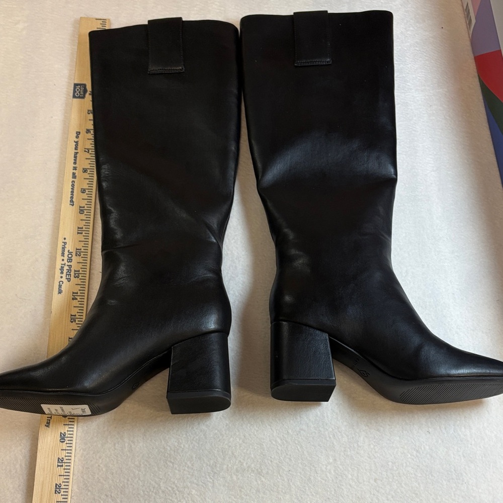 Katy Perry Collections Sleek Black Heeled Boots - Picture 7 of 12